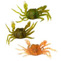 TIGRE BLANC Crab Worm Crab Octopus Fishing Soft Worm Chinook small oranžinė