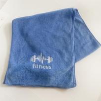 Quick-Dry Sports Towel - Super Absorbent Gym/Running/Basketball Towel, Lightweight Outdoor Camping & Travel Microfiber Towel 25x110cm mėlyna