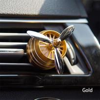 Propeller Shape Car Perfume Air Freshener LED Light Odor Removal Aromatherapy Air Conditioner Outlet Clip Car Interior Decor auksas