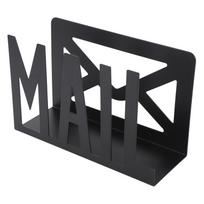 Desktop Mail Holder Iron Countertop Mail Letter Envelope Document Storage Rack Organizer for Home School Office