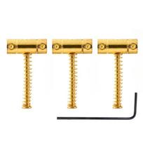 3 vnt. Retro TL elektrinės gitaros stygų balnelių rinkinys Telecaster stygų balneliai Muzikos instrumentų dalys auksas