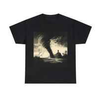 Vintažinio stiliaus audrų gaudytojų marškinėliai Tornado Sūkurys Tee Motina Gamta Retro 3XL