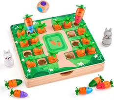 Medinis atminties žaidimas, Montessori žaislas nuo 3 4 metų, Atminties šachmatai Vaikų intelektuali šachmatų lenta, Kelioniniai stalo žaidimai nuo 3 - 8 metų Wooden
