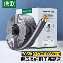 UGREEN Cat5e Unshielded Ethernet Cable pilka spalva