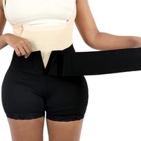 Corset Body Shaper Latex Waist Trainer Zipper Underbust Slim Tummy Waist Cincher Slimming Briefs Shaper Belt Shapewear Women Xs juoda