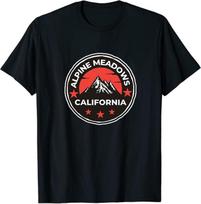 Alpine Meadows Ski Snowboard Mountain California Classic T-Shirt S