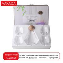 VAKADA Borosilicate Glass Pitcher