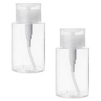 2Pcs Travel Leak-Proof Petg Liquid Holder Bottles Reusable Sub-Packing Empty Cosmetics Outdoor Storage Liquid Holder 10X5.5X5.5CM