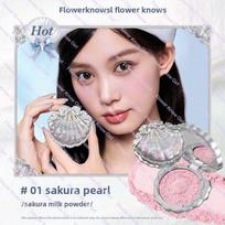 Flower Knows Little Angel Blushes Lightweight,Smooth,Long-lasting All-Day Face Enhancing Makeup Korean Blush Cream For Cheek