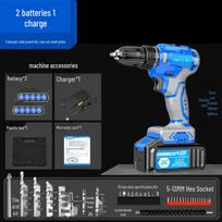 OLOEY Heavy-Duty Brushless Cordless Electric Drill CN plug (adapter included)