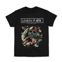 2024 Populiarūs Nauji Linkin Park Rokas Grupė Europa ir Jungtinės Amerikos Valstijos Marškinėliai trumpomis rankovėmis Drabužiai vyrams ir moterims Aplink XL