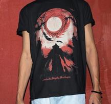 Soulsborne The Hunter Shirt, Unisex Bloodborne Gaming T-Shirt, XL