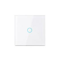Crystal Glass Panel LED Light Switch EU Plug AC100-240V Wall Light Switch Fire-Resistant 1/2/3 Gang Touch Switch Home Lighting