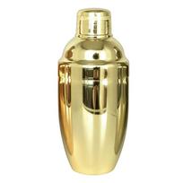Professional Stainless Steel Cocktail Shaker Built-in Strainer Polished Electroplated Finish Drink Shaker Bartender Kit Home dangaus mėlyna spalva