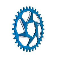 Funn Solo DX Narrow Wide Chainring (SRAM Direct Mount Compatible, 32T mėlyna