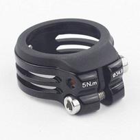 FOURIERS Seatpost Clamp Seat Clamp Black Black 34.9mm 34.9mm juoda