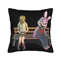 Silent Hill 3 Pillowcase Printing Polyester Cushion Cover Decorations Pillow Case Cover Home 18 Peach skin 18*18(CM)-1Pcs
