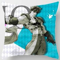 Anime Jojo Bizarre Adventure Jotaro Cushion Cover For Sofa Home Decorative Throw Pillow Cover Polyester Pillowcase Support Peach skin 18*18(CM)-1Pcs