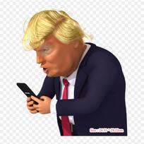 Cartoon Trump Donald Trump United States Iron on Heat Transfer Printing Vinyl Patches Sticker for Clothes DIY Appliques Washable Patches