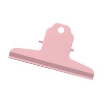 Large Bull Paper Clips Strong Springs Hold Up To 200 Sheets Hangable Metal Hinge Clip File Clamps rožinė