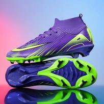 New Men Football Boots Tf Fg Long Spikes Ultralight Soccer Shoes Outdoor Drop Shipping Training Shoes Match Cleats Non-Slip 35