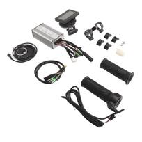 Electric Bike Conversion Kit with 22A Dual Mode Controller LCD3 Panel Throttle Grip for Electric Bicycles Scooters 500W