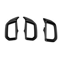 A87Q-For Mazda CX-50 CX50  US Version Car Front Side A/C Air Outlet Frame Trim Sticker Interior Accessories Gloss Black