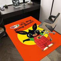 1PC Bing Big, Big Bing Book! Extra Large Non Slip Floor carpet, Office, family, bedroom, Studio Large Area Rug Indoor Rugs 60cm by 90cm