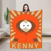 Epiška Kenny McCormick pledas sofai Juokingas Southpark Minkštas pūkuotas pliušinis pledas Įvairių dydžių Antklodės visiems sezonams 75x90cm