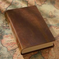 Original Handmade Cowhide Leather Sketchbook - Creative Retro Notebook & Diary Gift