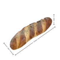 Soft PU Faux Bread Realistic Interesting Imitation French Bread Non-Toxic Decorative Artificial Lye Bread Window Display