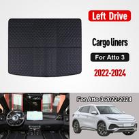 Custom car floor mat for BYD yuan plus Atto 3 2022 2023 2024 Carpet Cover Waterproof Non-slip Protector Accessories parts 2022-2024