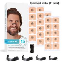 Magnetic Nasal Strips Anti-Snoring & Congestion Relief Breathing Clips 15 Pairs