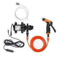 12V High-pressure Water Gun Electric Portable Electric Car Washing Pump With 6M  Hose For RV Marine Cleaning tools Z4E4 black