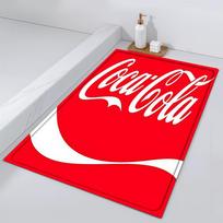 Soda Door Mat Bedside C-Coca Entrance Bath Floor Decoration Corridor Cola Door Mat Carpet Living Drink Room Balcony 40cm x 60cm
