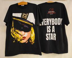 Vintage Madonna Boy Toy EVERYBODY IS A STAR Re-invention Tour XL REPRINT Unisex T-Shirt XXXXL