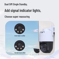 Dahua 8MP Dual-Lens 4G Outdoor PTZ Security Camera CN plug (adapter included)