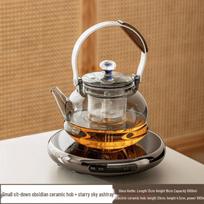 Tea Infusion Ceramic Stove and Teapot Set