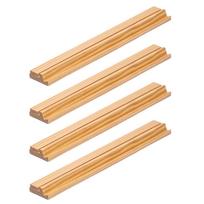 Mahjong Tile Racks 4-Piece Portable Modern Mahjong Racks with Pushers Set of 4 for Adults Family Traveler Home Outdoor Travel