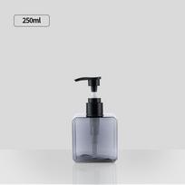 250/450/650ml Empty Liquid Soap Dispenser Bottle PETG Press Pump Sub Bottle Square Shampoo Body Wash Hair Conditioner Bottles