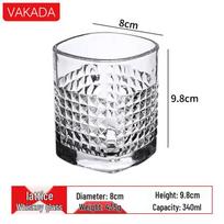 VAKADA Creative High Borosilicate Spirits Glass