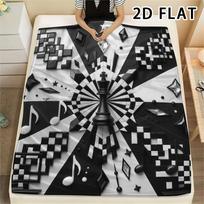 1Pc Chess Print Flannel Blanket,High quality Comfortable for All Seasons,Home Decor,Warmth and Comfort,Perfect for Christmas Gifts 80cm x 120cm