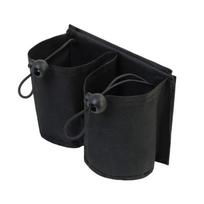 Luggage Handle Water Bottle Holder Drawstring Dual Cup Storage Pouch Wear-resistant Tear-proof Carrier for Travel Hiking Daily Use juoda