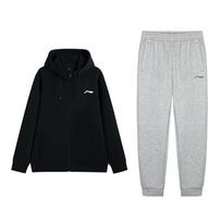 Li Ning Casual Sportswear Unisex Black+Heather Gray AWDVP47-2+AKLVBCC-1 XXL