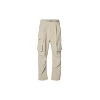 Li Ning BADFIVE Casual Pants Men's Medium Khaki Moderate Straight Fit Pants AKXQ517-2 XXL