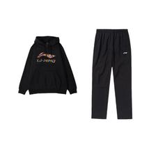 Li Ning Casual Sportswear Men's Black YWDT337-1+AYKT413-1 L