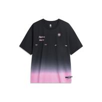 Li Ning Badfive T Shirt Unisex Black Misty Pink AHST877-1 XXL