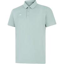 Li Ning Polo Shirts Men's Cyan Polo Collar Moderate Straight Fit APLV495-2 L