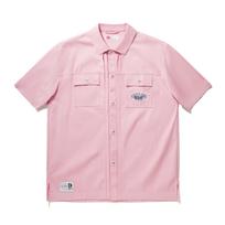 Li Ning Shirts Men's Flower Branch Pink Lapel Moderate Shirt ASHU089-3 2XL