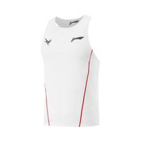 Li Ning Tank Tops Men's Standard White Thin Straight Fit AAYV123-10 XL